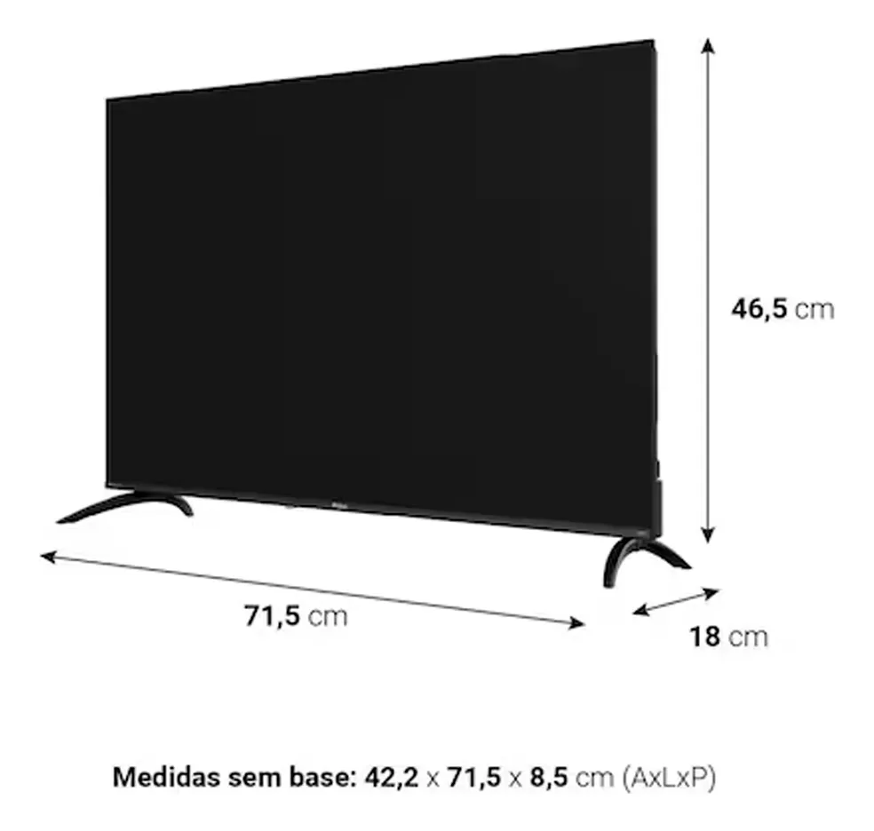 Smart Tv Philco 32'' Hd Led Roku Tv Bivolt Alexa P32crb - Imagem 7