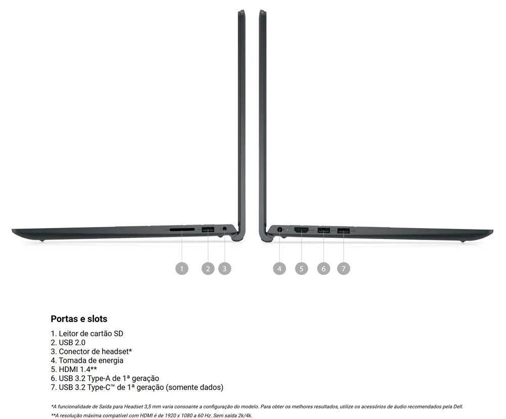 Notebook Dell Inspiron I15-i1300-a60p 15.6 I5 16gb 1tb W11 Preto - Imagem 15