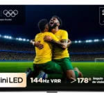 Smart TV TCL 65 Polegadas QLED Mini LED 4K C6K WiFi Bluetooth Google TV 4 HDMI 144Hz HDR10+ 65C6K