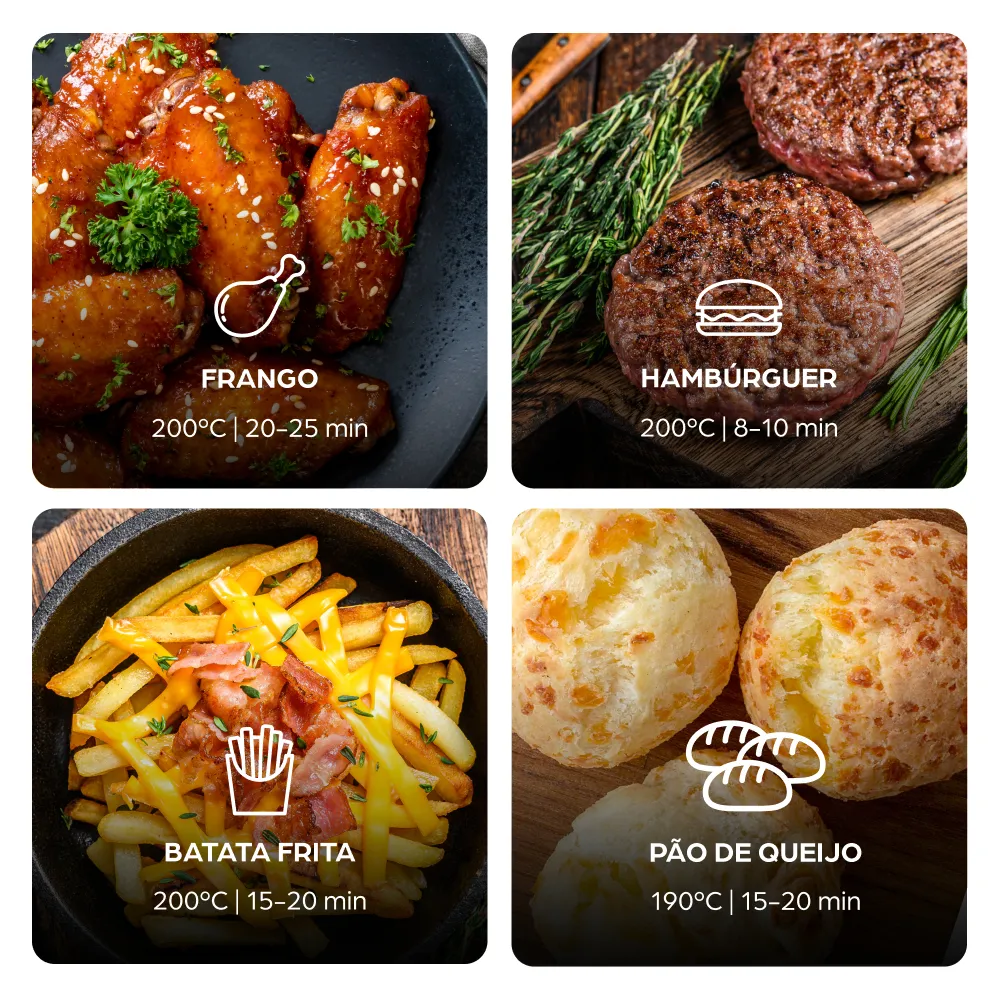 Fritadeira Elétrica 9l Wap Air Fryer Mega - Imagem 9