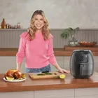 Air Fryer Fritadeira Sem Óleo Elétrica Electrolux 6,5l Family Cesto Removível Com Timer 1700w De Potência Eaf50 Grafite Efficient Por Rita Lobo - Imagem 3