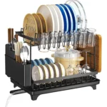 Escorredor De Louça Pratos Talheres Inox Cozinha Duplo