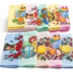 Pano Prato Atacado Estampado Colorido Premium Kit 10 Peças