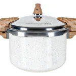 Panela De Pressão Brinox Vanilla 5,4l Indução Ceramic Life C Creme