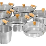 Conjunto De Panelas 7 Peças Alumínio Fundido Batido Grosso