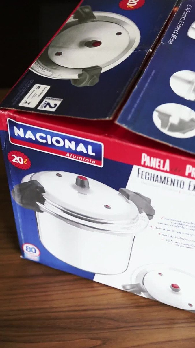Panela De Pressão Fechamento Externo Profissional 20L Nacional - Imagem 2
