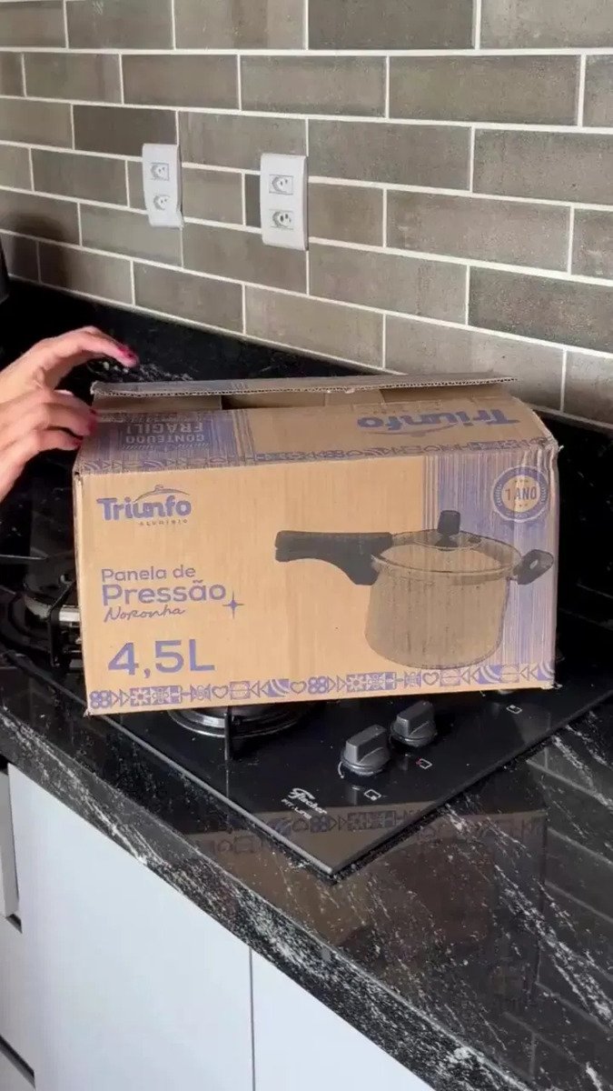 Panela De Pressão 4,5 Litros Fechamento Externo Paprica - Imagem 2