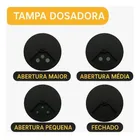 Porta-Tempero Giratório com 12 Potes de Vidro Preto - Imagem 5