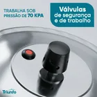 Panela De Pressão 4,5 Litros Fechamento Externo Paprica - Imagem 4