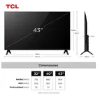 Smart TV TCL 43 Polegadas Full HD QLED S5K WiFi Bluetooth Google TV 2 HDMI HDR10 Dolby Audio 43S5K - Imagem 2