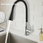 Torneira Gourmet Luxo Flexível Cozinha Bancada 2 Jatos Pia Cor Preto - Marca Camperluz - Imagem 5