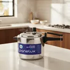 Panela de Pressão 4,5L Panelux Classic Alumínio Polido Inmetro Alça Ergonômica Fogo Médio - Imagem 3