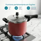 Panela De Pressão 4,5 Litros Fechamento Externo Paprica - Imagem 7