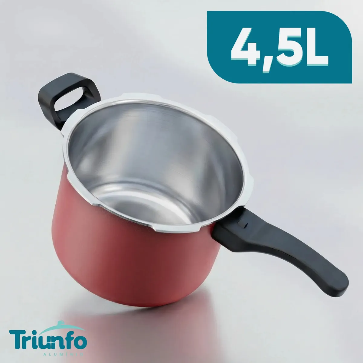 Panela De Pressão 4,5 Litros Fechamento Externo Paprica - Imagem 10